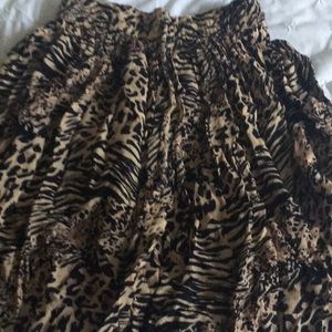 Short Cheetah skirt